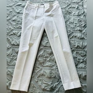 White House Black Market Crisp White Dress Pants